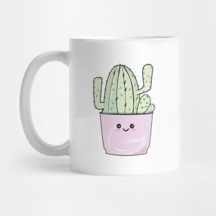 Kawaii cactus l pastel green cactus aesthetic Mug